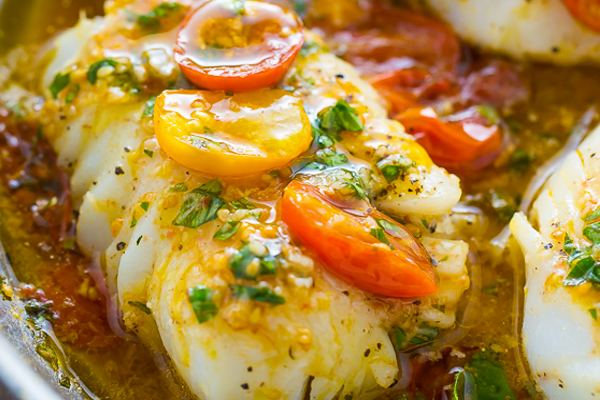 ["[\"Pan-Seared Cod In White Wine Tomato Basil Sauce | Recipes | ["[\"The thirsty kitchen\"]"]\"]"]